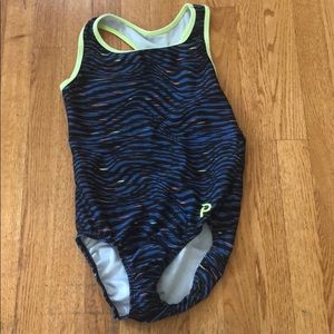 Plum practicewear gymnastics leotard